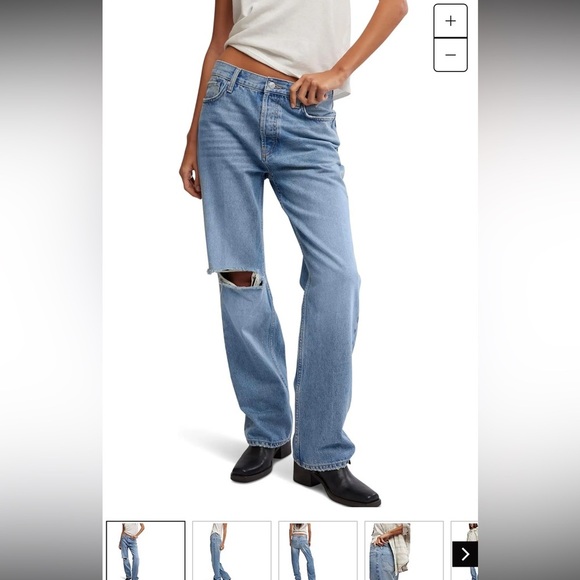 NWOT Free People We The Free Holly Bootcut Jeans - Picture 1 of 15